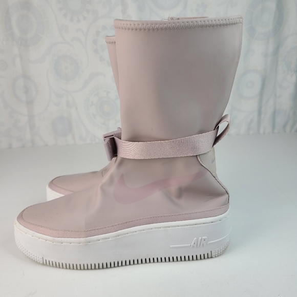 Nike Air Force 1 Sage High Violet Ash rain boots women's Sz 6.5 EUC - Picture 4 of 16